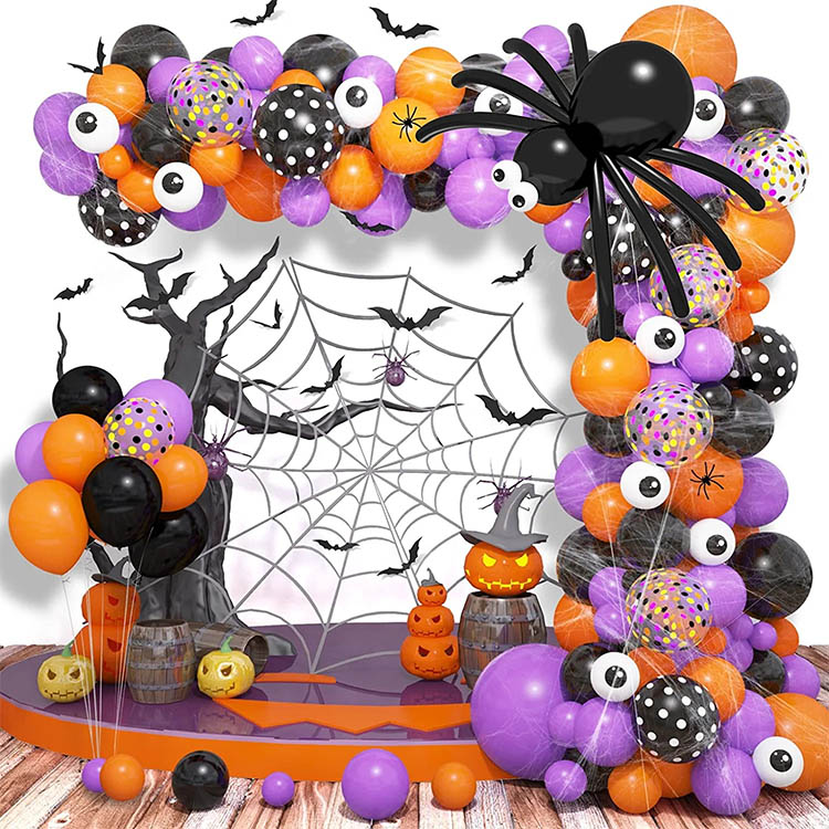 Halloween Balloon Garland arch dəsti