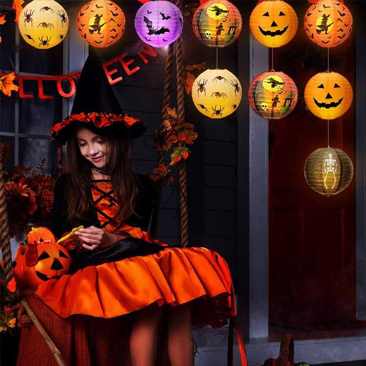 Halloween kağız fənəri