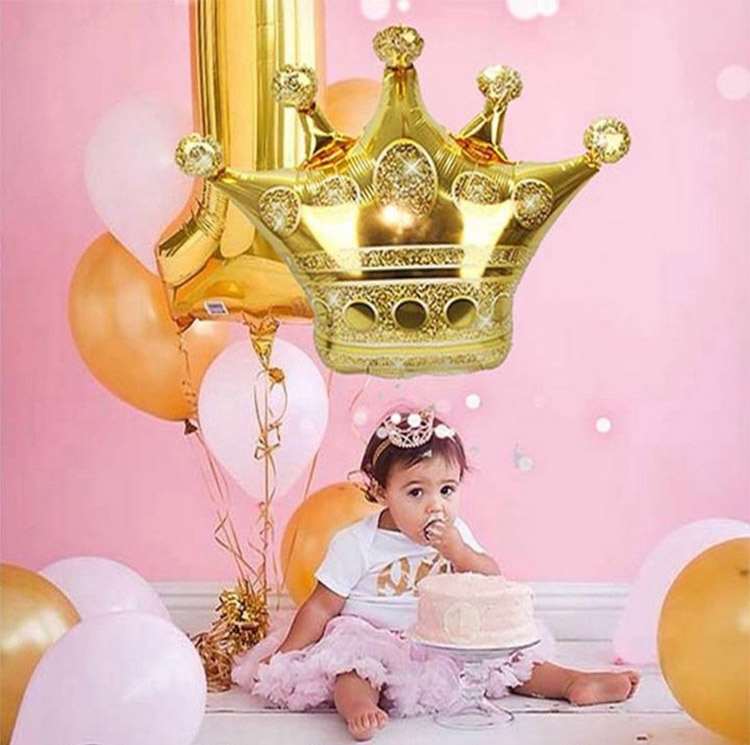 crown foil balloons