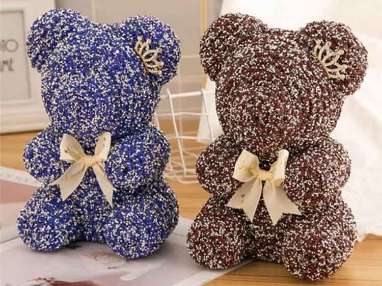 Diamond Rose Bear