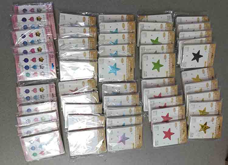 Christmas decoration balloons individual packaging