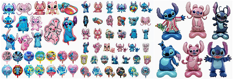 stitch foil balloon discount