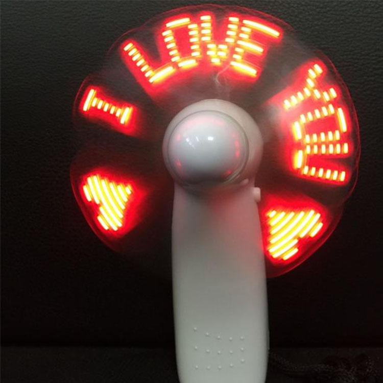LED DIY işıq yayan elektrik fanatı